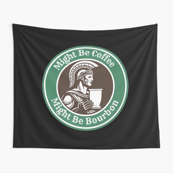 Item preview, Might Be Coffee, Might Be Bourbon – Spartan Strength designed and sold by egonwn.