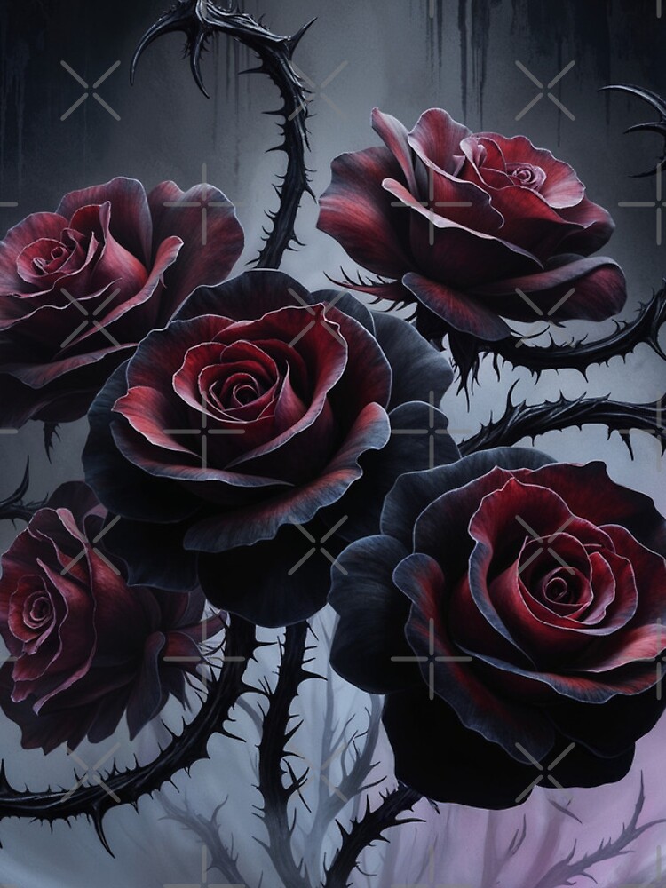 Thumbnail 4 of 4, iPhone Case, Twisted Roses designed and sold by pleasingtees.