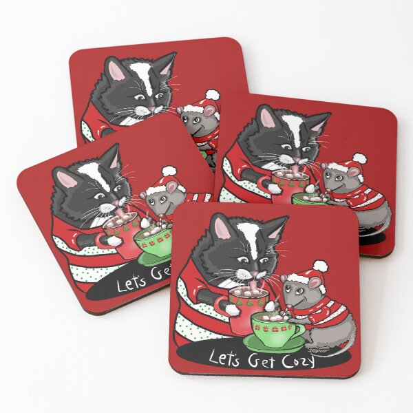 Item preview, Let’s Get Cozy Cat & Mouse designed and sold by BRobinson.