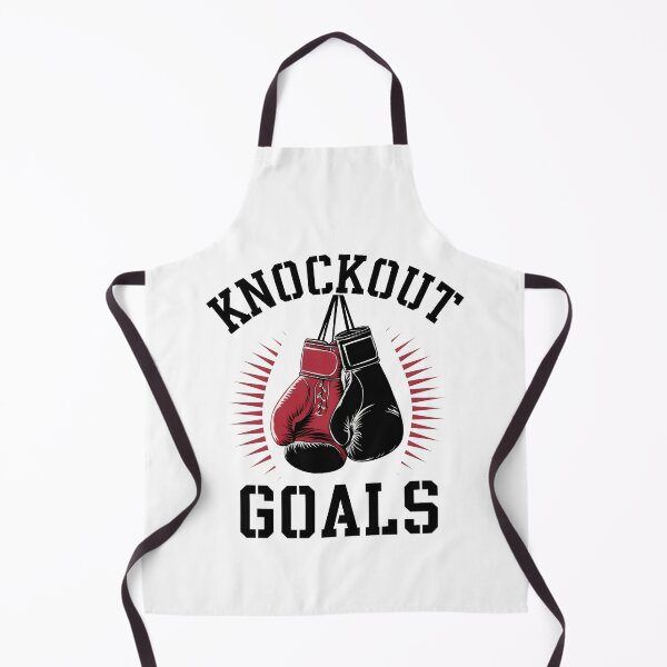Item preview, Knockout Goals Boxing Motivation Design designed and sold by Pastel-Pulse.