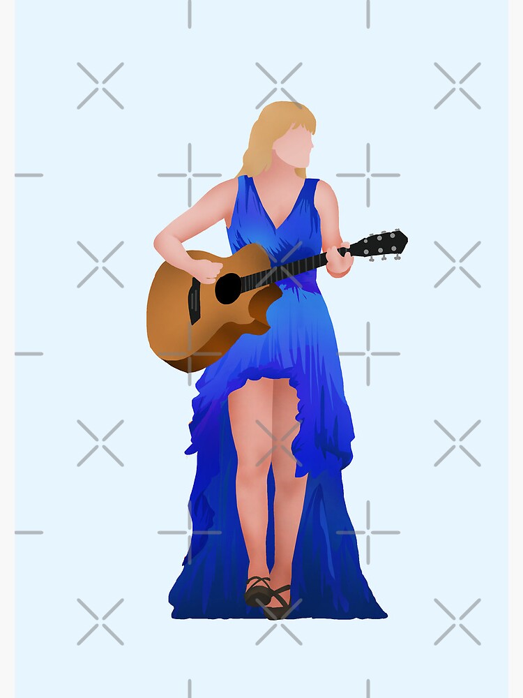 princess polly baby blue dress Taylor Eras Tour - Surprise song Bue dress