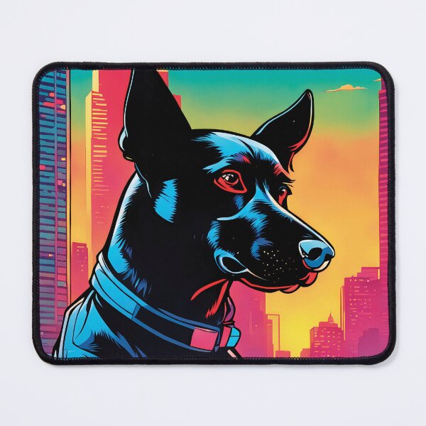 Item preview, Man and His Black Dog 001 - 1980's New York - 80s designed and sold by QuarterMoon.