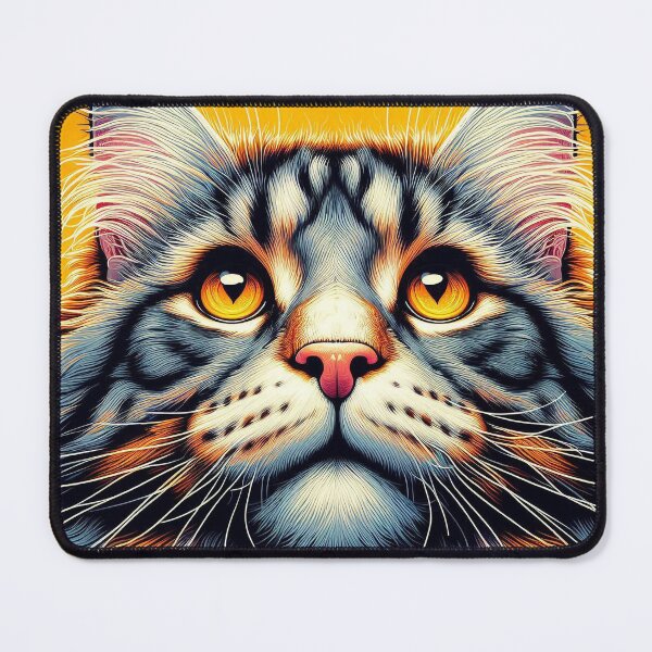 Item preview, Maine Coon Cat Looking Up To the Sky designed and sold by nikkolaus.
