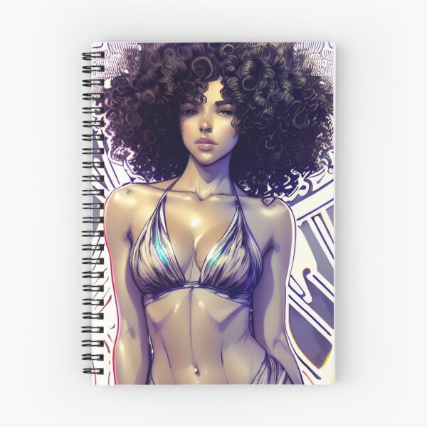 Item preview, Sexy afro babe  designed and sold by KnottyToons.