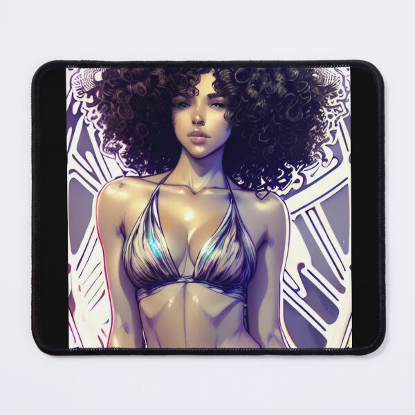 Item preview, Sexy afro babe designed and sold by KnottyToons.
