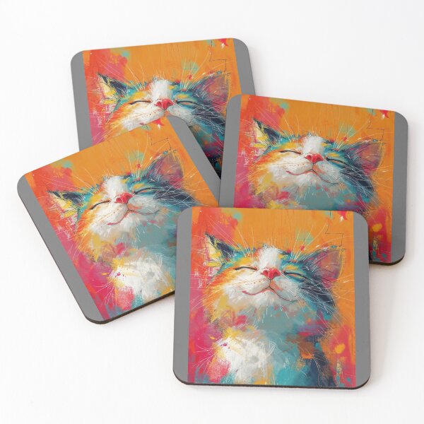 Item preview, Art cat colors framed poster  designed and sold by godziila.