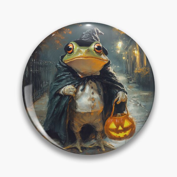 Item preview, Enchanted Frog Wizard: Halloween Magic in the Swamp designed and sold by kiwimick.