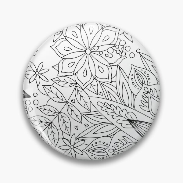 Item preview, Bohemian Mandalas - black and white pattern by Cecca Designs designed and sold by Cecca-Designs.