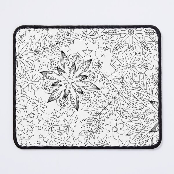Item preview, Bohemian Mandalas - black and white pattern by Cecca Designs designed and sold by Cecca-Designs.