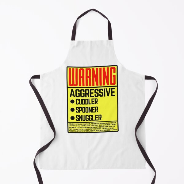 Item preview, Warning aggressive cuddler designed and sold by Crossroads-Art.