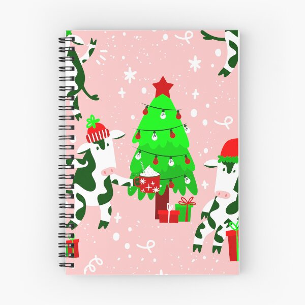 Item preview, pink ugly christmas tree cow  designed and sold by Gossip Rag.