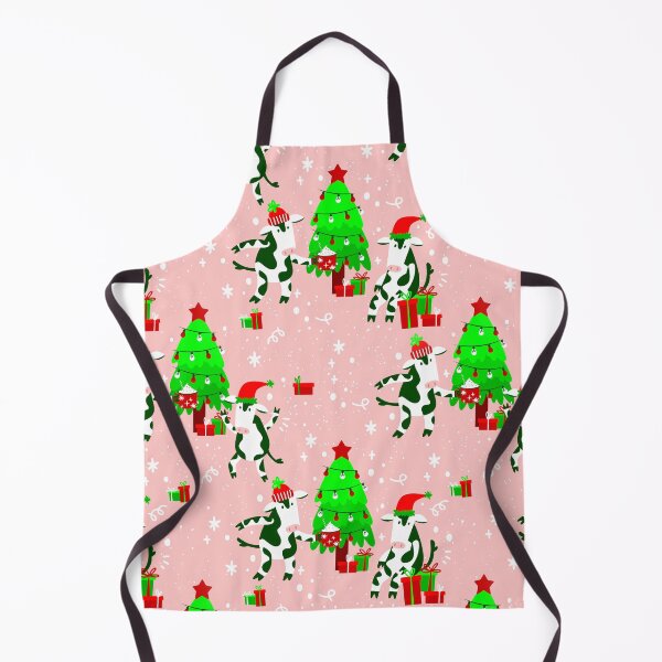 Item preview, pink ugly christmas tree cow designed and sold by Gossip Rag.