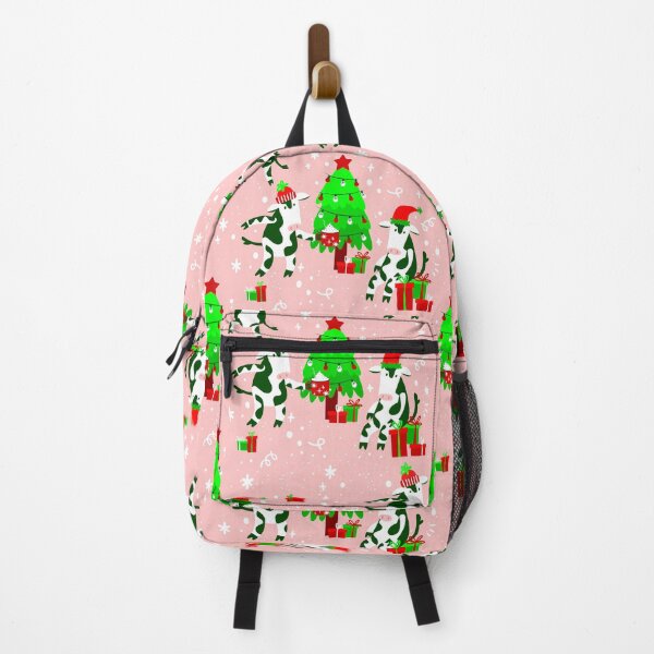 Item preview, pink ugly christmas tree cow designed and sold by Gossip Rag.