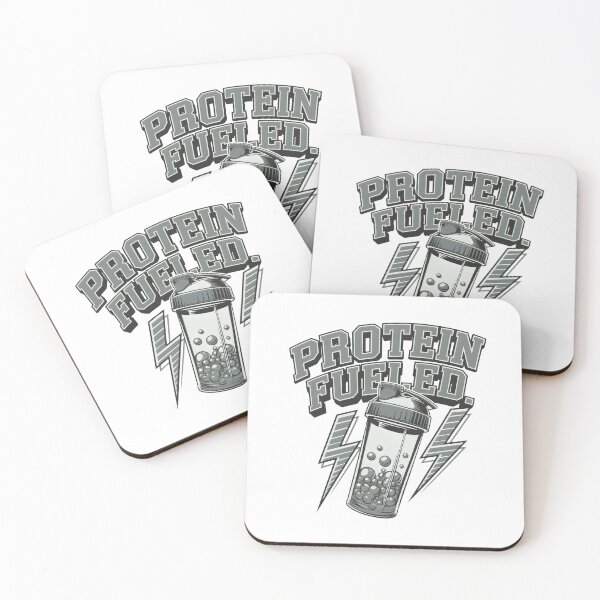 Item preview, Protein Fueled Gym Shaker Fitness Design designed and sold by Pastel-Pulse.