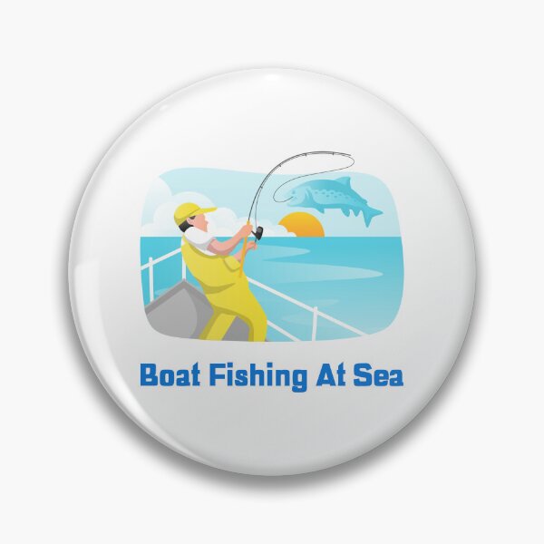 Item preview, Boat Fishing At Sea T-Shirt designed and sold by PurifiedART.