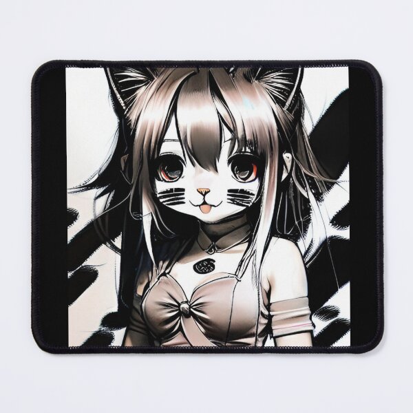 Item preview, happy Kitten Anime Chick designed and sold by KnottyToons.