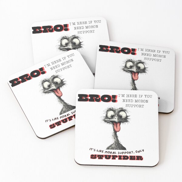 Item preview, Moron support designed and sold by Briggsys.