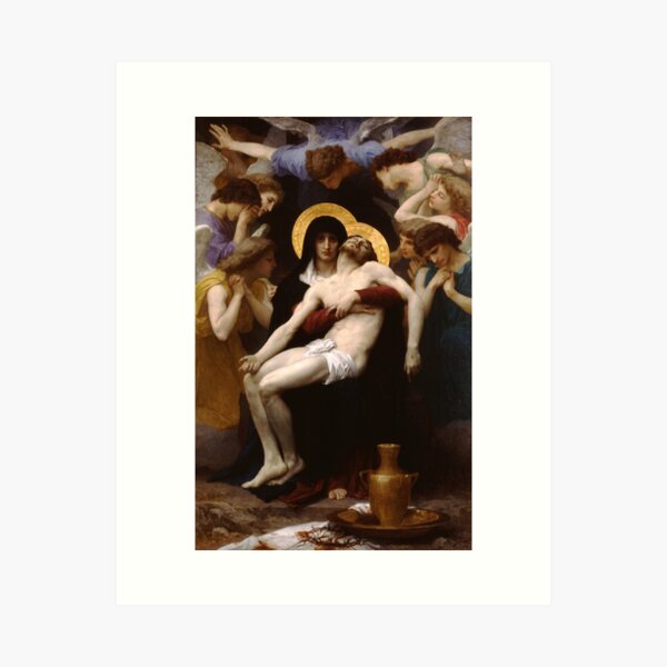 Item preview, Pieta - William Adolphe Bouguereau designed and sold by forgottenbeauty.