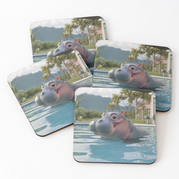 Item preview, Baby Hippo - Moo Deng designed and sold by Shiwwa.