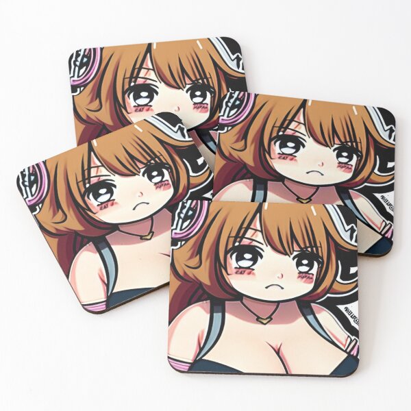 Item preview, Pouty Anime Girl Big Boobs designed and sold by KnottyToons.