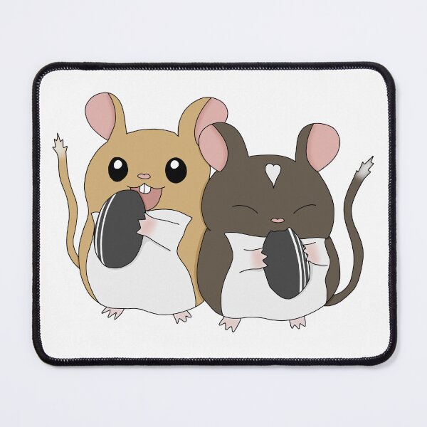 Item preview, Cute eating gerbils  designed and sold by Becky-Marie.