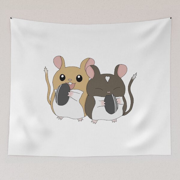Item preview, Cute eating gerbils  designed and sold by Becky-Marie.