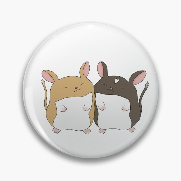 Item preview, Cute gerbils rubbing cheeks  designed and sold by Becky-Marie.