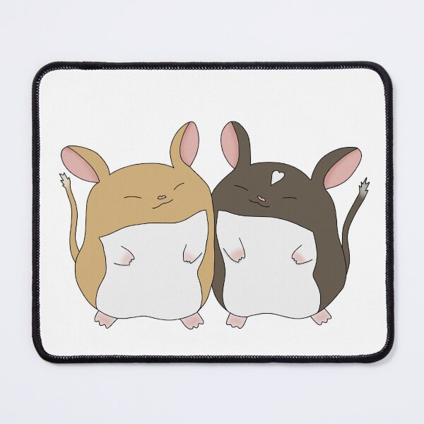 Item preview, Cute gerbils rubbing cheeks  designed and sold by Becky-Marie.