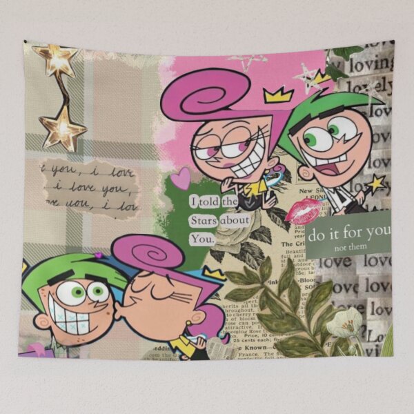 Item preview, Cosmo fairy collage  designed and sold by Madison Creates.