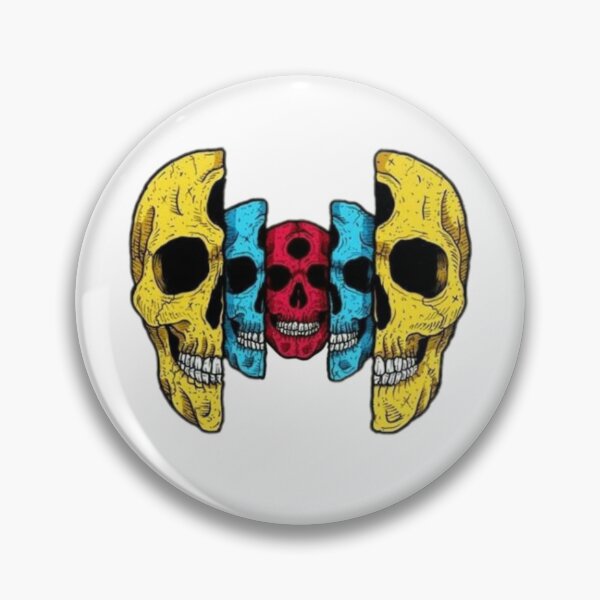 Item preview, Cool colourful skulls designed and sold by Mara's designs.