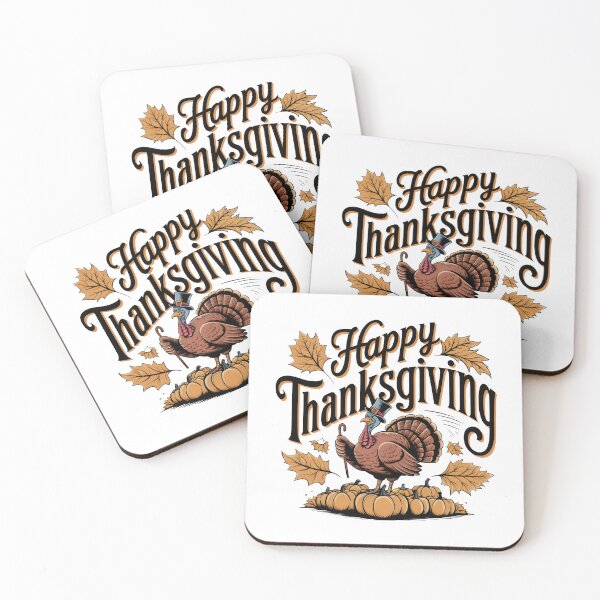 Item preview, Happy Thanksgiving Turkey Harvest Illustration designed and sold by Pastel-Pulse.