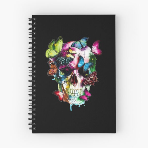 Item preview, Cool colourful skull designed and sold by Mara's designs.
