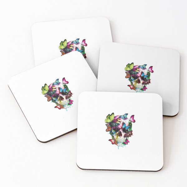 Item preview, Cool colourful skull designed and sold by Mara's designs.