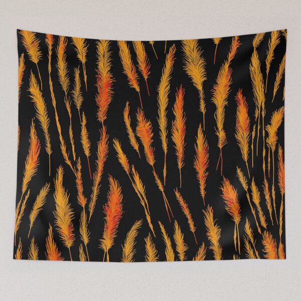 Item preview, Ornamental Grass DESIGN Cottagecore Grasses Copper Accents Countryside Grasses designed and sold by Beachy.