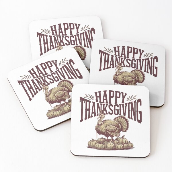 Item preview, Vintage Happy Thanksgiving Turkey Illustration designed and sold by Pastel-Pulse.