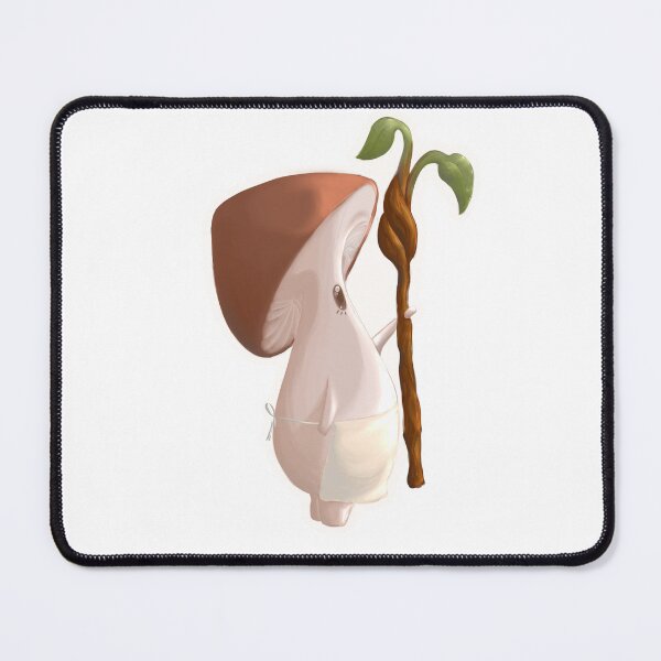 Item preview, Mushroom forest villager with staff designed and sold by nonoogoncalves.