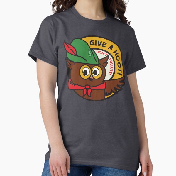 Vista previa del artículo con la obra «¡Dale un grito, búho Woodsy!», diseñado y vendido por TonySpencer.