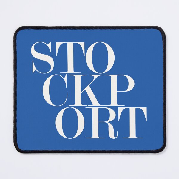 Item preview, Stockport UK City Typography Minimalist Patriotic Travel Souvenir designed and sold by kakarikihill.