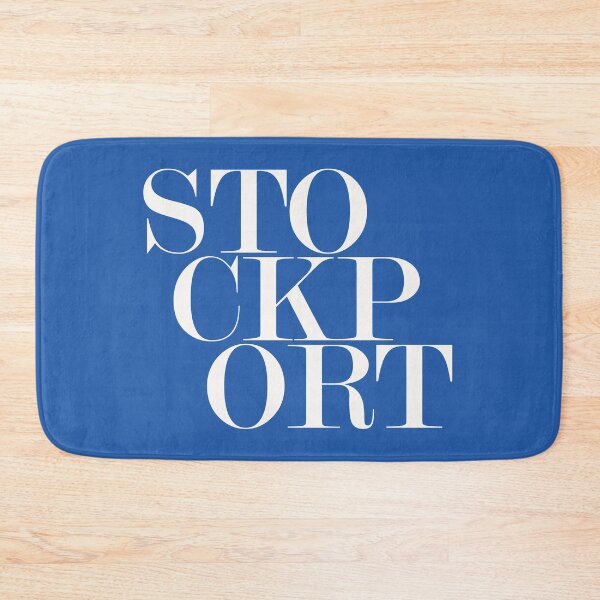 Item preview, Stockport UK City Typography Minimalist Patriotic Travel Souvenir designed and sold by kakarikihill.