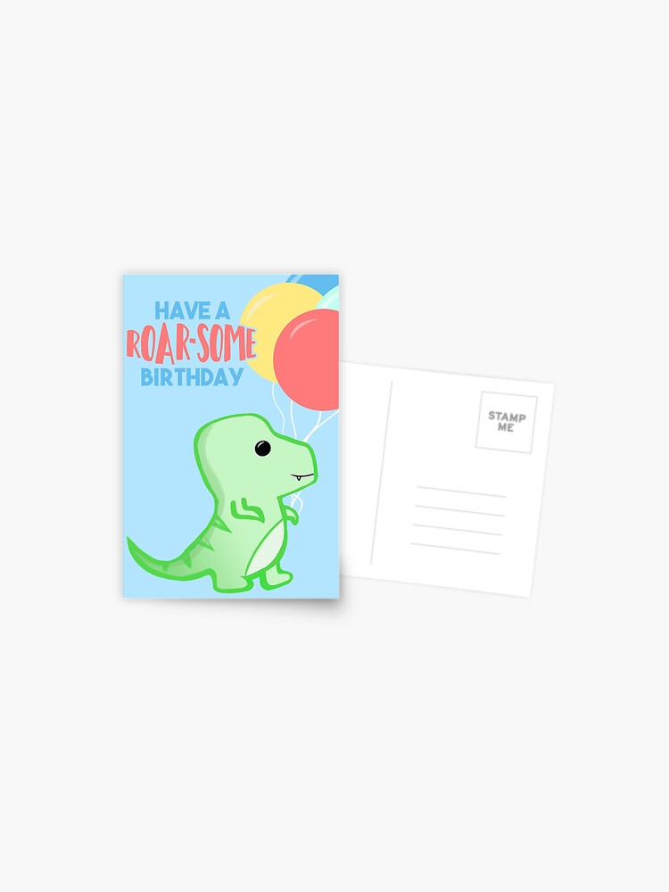 Roarsome Dinosaur Two Today Birthday – Parcel of Love