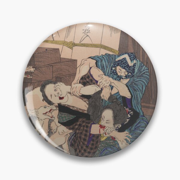 Item preview,   mateur Prostitutes Fighting over a Client  Tsukioka Yoshitoshi designed and sold by TeeARTHY.