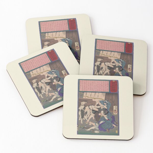 Item preview,   mateur Prostitutes Fighting over a Client  Tsukioka Yoshitoshi designed and sold by TeeARTHY.