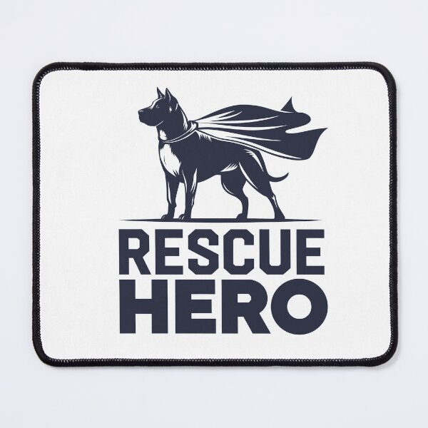 Item preview, Rescue Hero Dog - Superhero Dog Design for Animal Rescuers designed and sold by Pastel-Pulse.