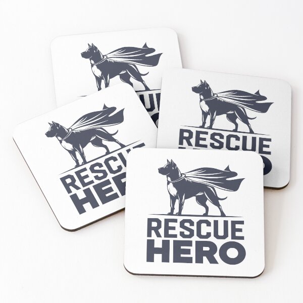 Item preview, Rescue Hero Dog - Superhero Dog Design for Animal Rescuers designed and sold by Pastel-Pulse.