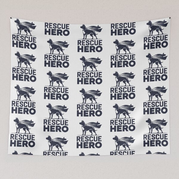 Item preview, Rescue Hero Dog - Superhero Dog Design for Animal Rescuers designed and sold by Pastel-Pulse.
