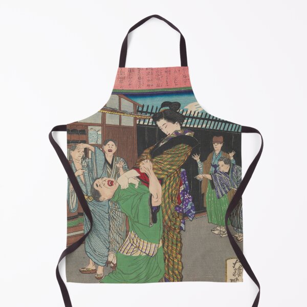 Item preview, Miyamoto Hanako Chastening a Drunkard Tsukioka Yoshitoshi designed and sold by TeeARTHY.