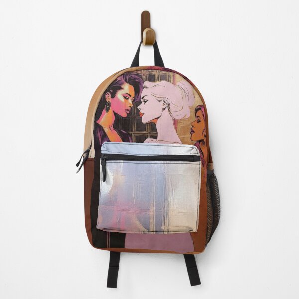 Item preview, Femmes Fatales Love Triangle Modern Pop Art designed and sold by Lifestyle by Croff.