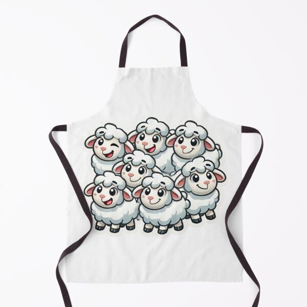 Item preview, Flock of White sheep designed and sold by LewpyG.