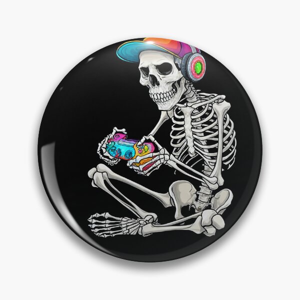 Item preview, Skeleton Gamer: Neon Skull Gaming Art designed and sold by Prime-Studio.