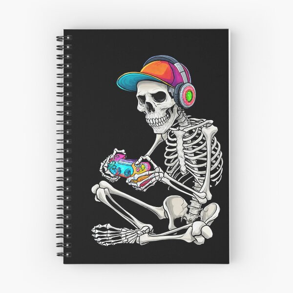 Item preview, Skeleton Gamer: Neon Skull Gaming Art designed and sold by Prime-Studio.